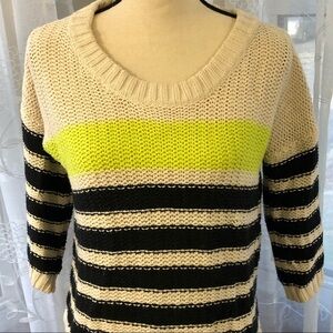 Pure handknit crisscross back sweater SZ S  knit